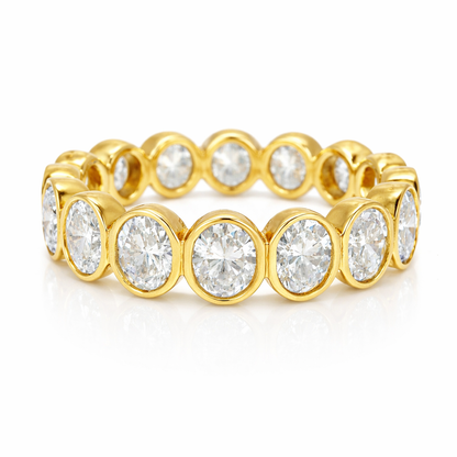 3.42CT Diamond Ring 18k Yellow Gold