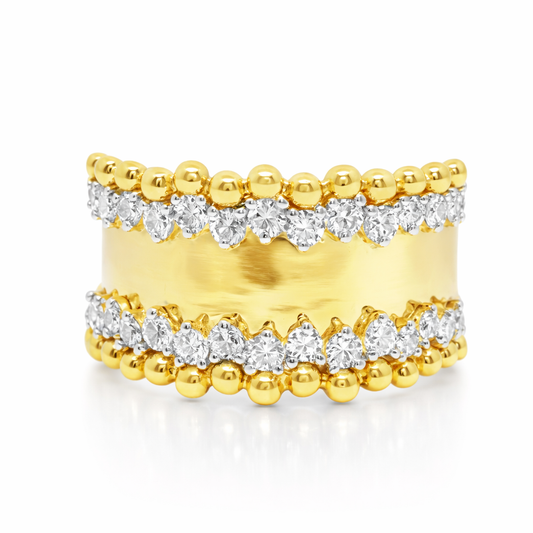 0.60CT Diamond Ring 14k Yellow Gold