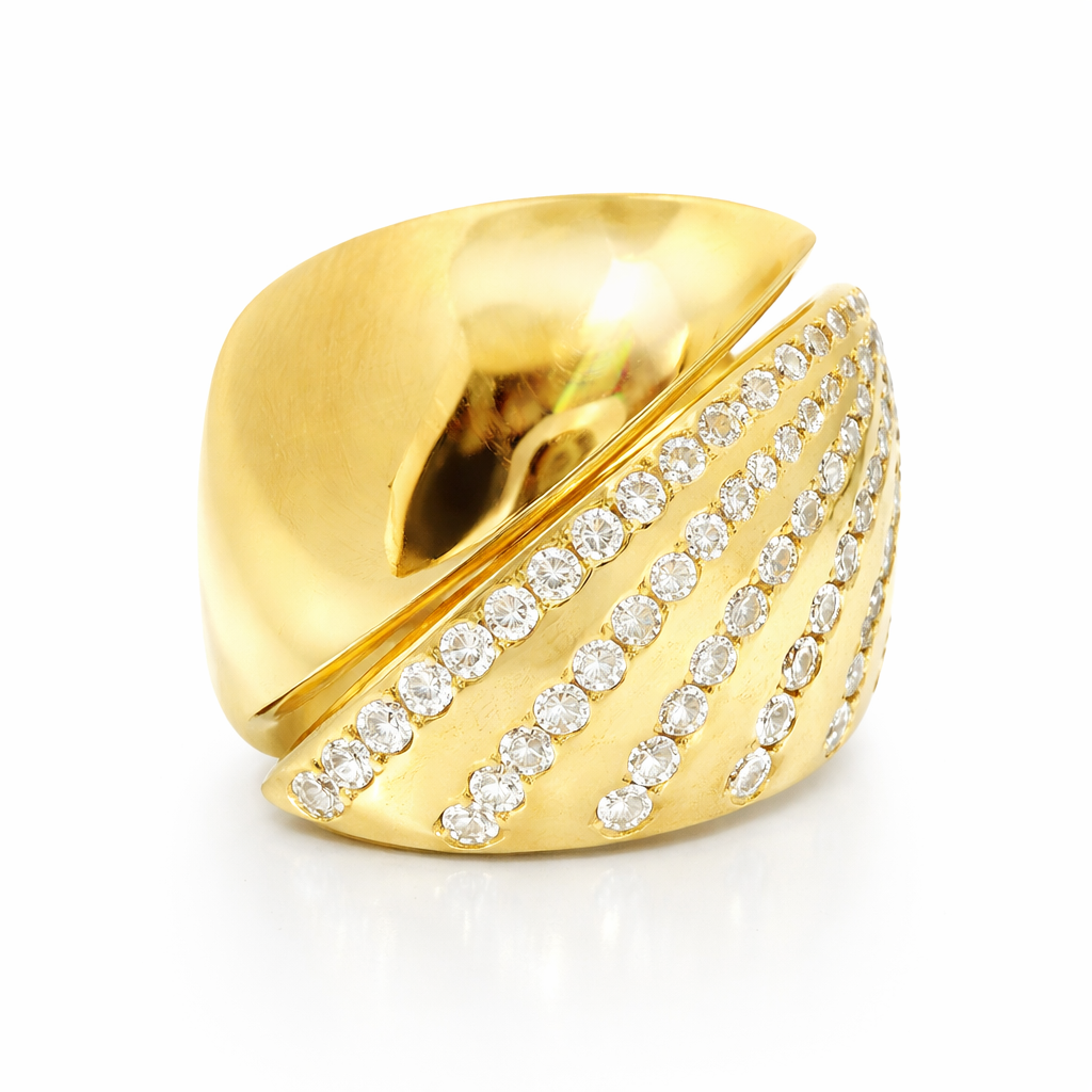 0.56CT Diamond Ring 14k Yellow Gold