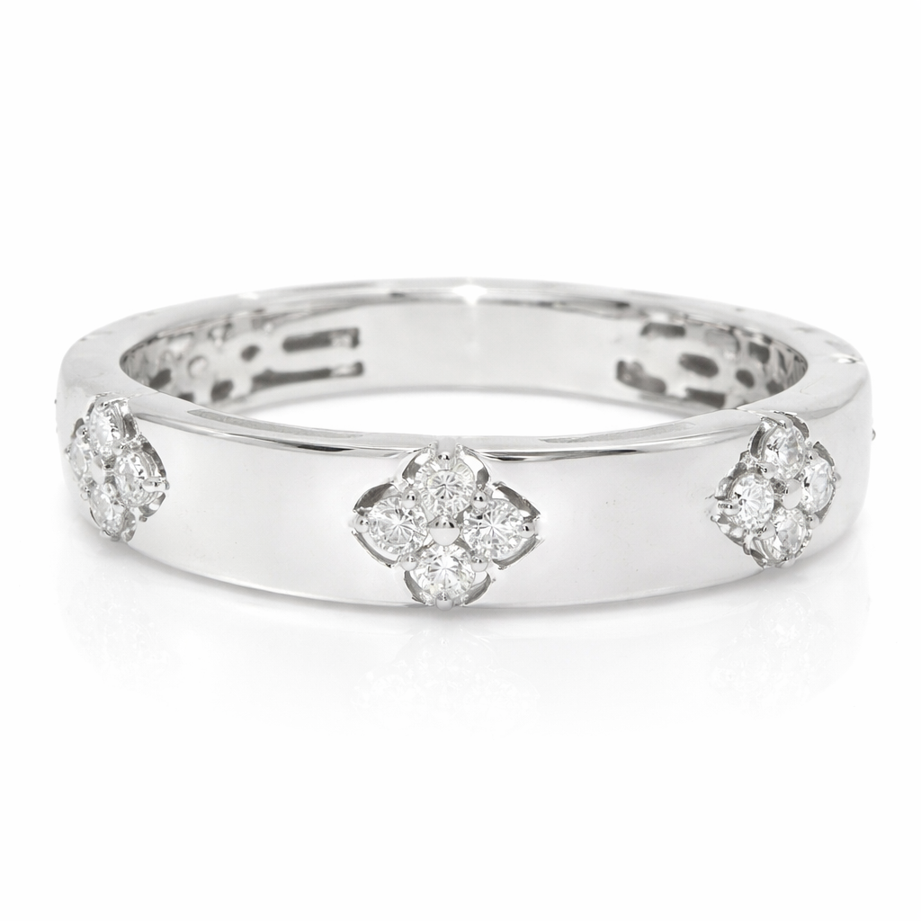 0.32CT Diamond Ring 18k White Gold