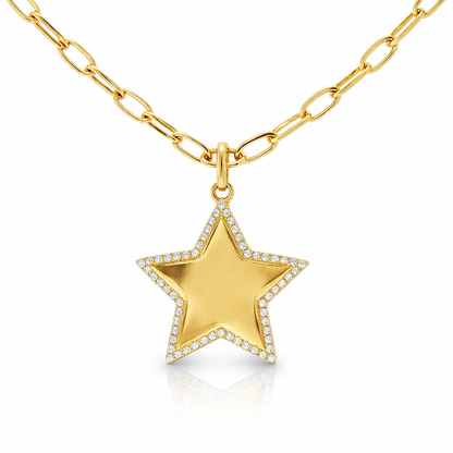 0.18CT Diamond Pendant 14k Yellow Gold