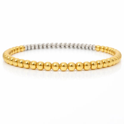 0.83CT Diamond Bangle 14k Yellow Gold