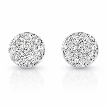 1.84CT Diamond 14k White Gold Earring