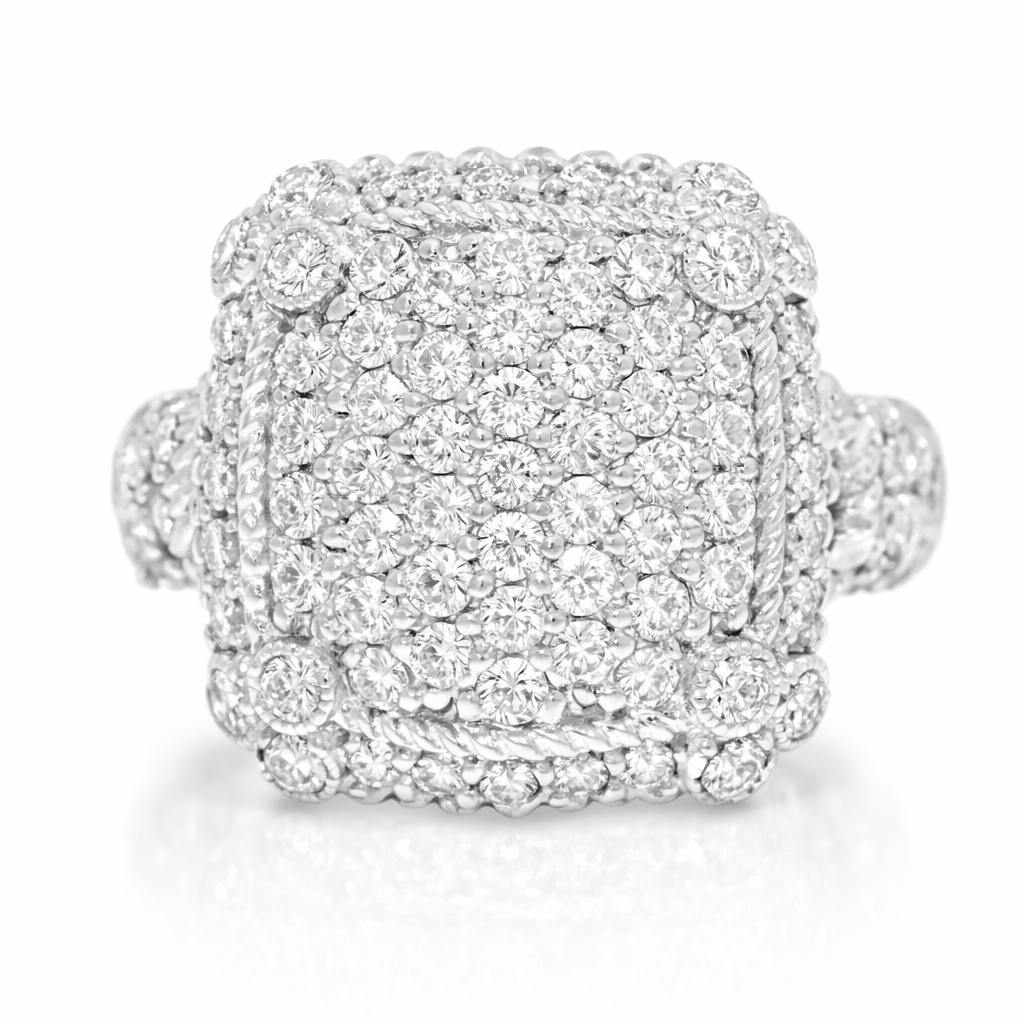 1.51CT Diamond Ring 14k White Gold