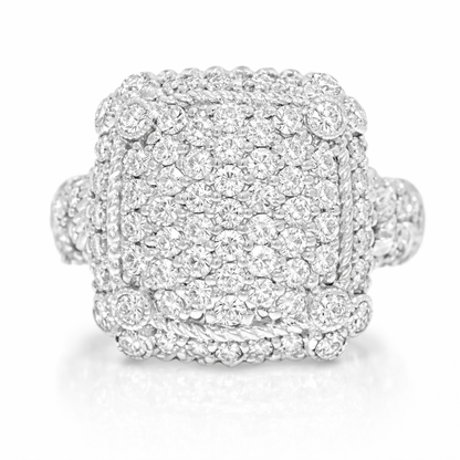 1.51CT Diamond Ring 14k White Gold