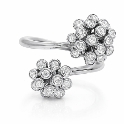 0.40Ct Diamond Ring 14k White Gold