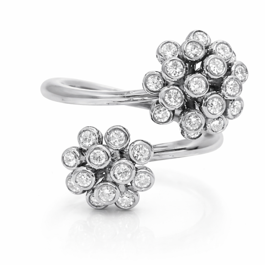 0.40Ct Diamond Ring 14k White Gold