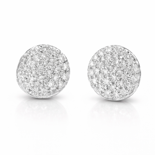 0.70CT Diamond 14k White Gold Earring