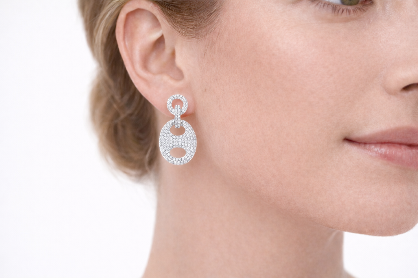 1.16CT Diamond 14k Gold Earring