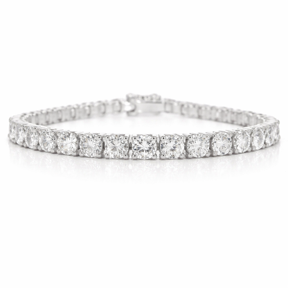 9.67Ct Lab Diamond Bracelet 14k White Gold