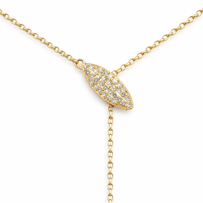 0.09Ct diamond Pendant 14k Yellow Gold
