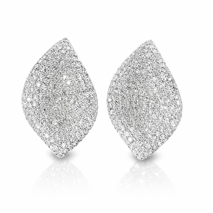 1.90CT Diamond Earring 14k White Gold