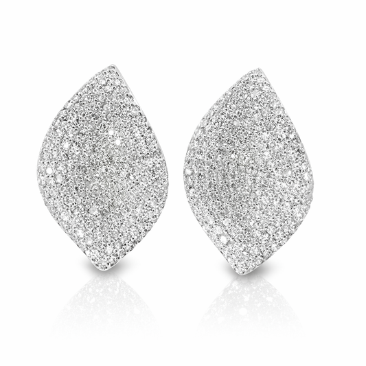 1.90CT Diamond Earring 14k White Gold