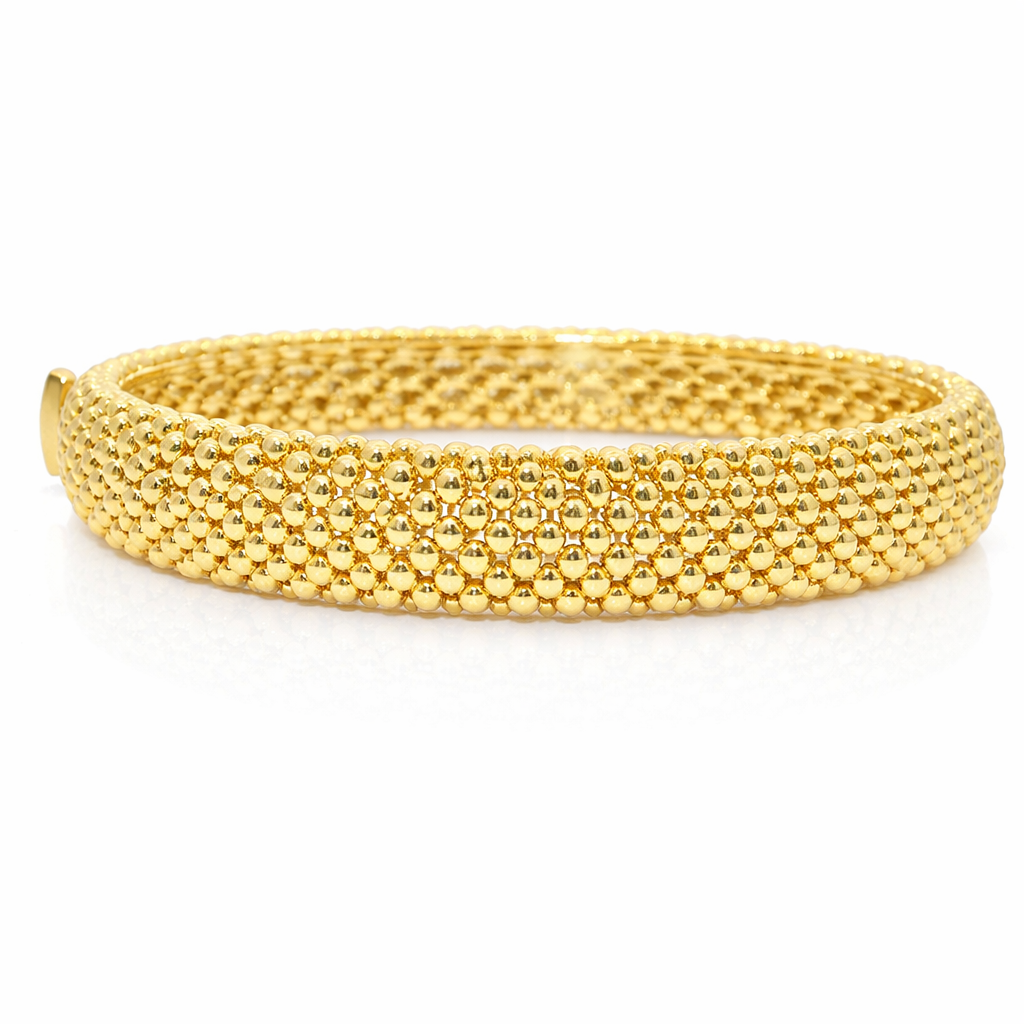 1.84CT Diamond Bangle 18k Yellow Gold