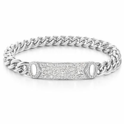 0.95CT Diamond Bracelet 14k White Gold