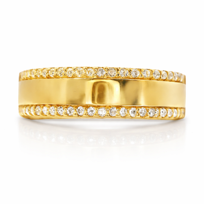 0.20Ct Diamond Ring 18k Yellow Gold