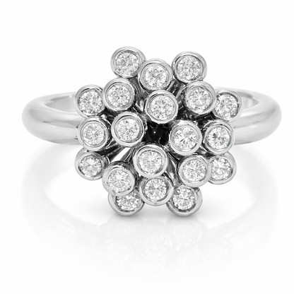 0.25CT Diamond ring 14k White Gold