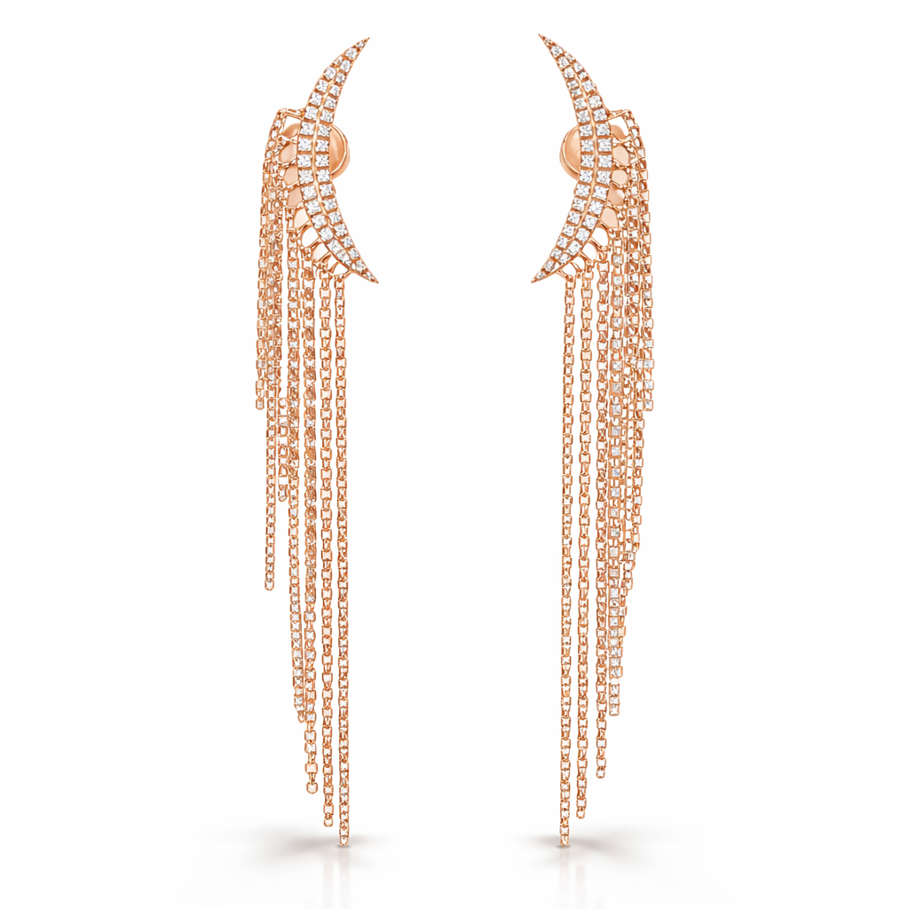 0.18CT Diamond Earring 14k Gold