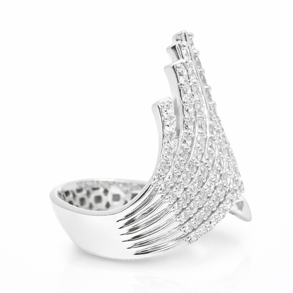 2.60CT Diamond Ring 14k White Gold