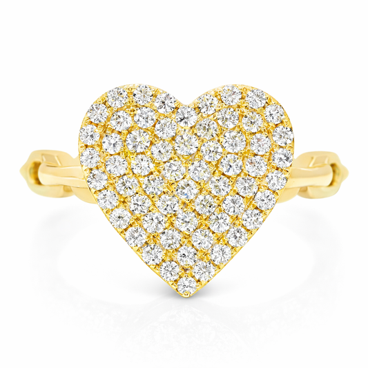 0.40CT Diamond Ring 14k Yellow Gold