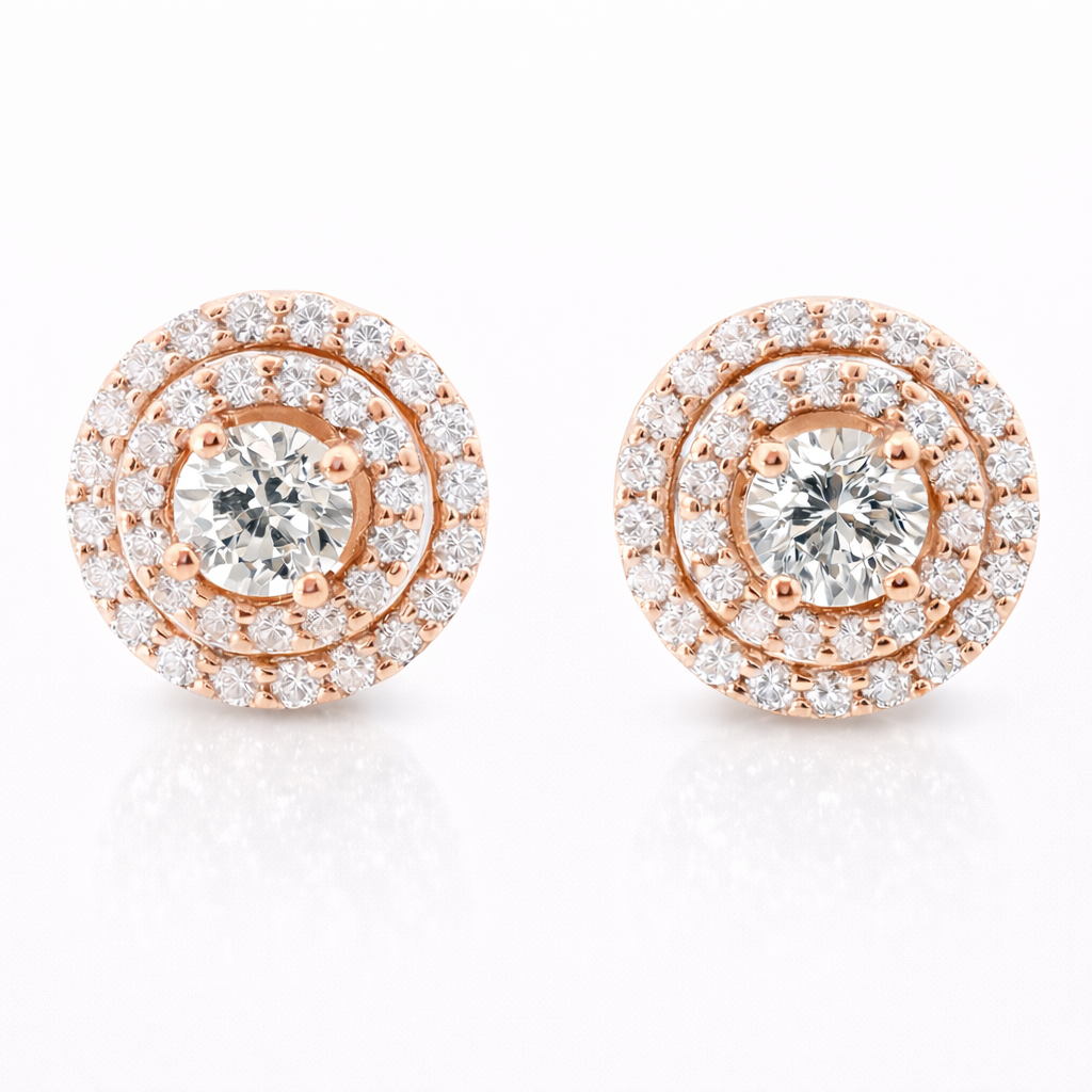 1.00CT Diamond 14k Gold Earring