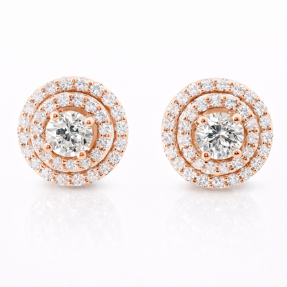 1.00CT Diamond 14k Gold Earring
