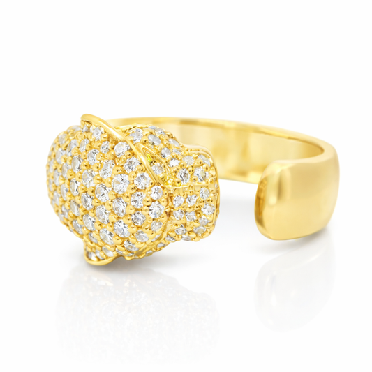 1.62CT Diamond Ring 14k Yellow Gold