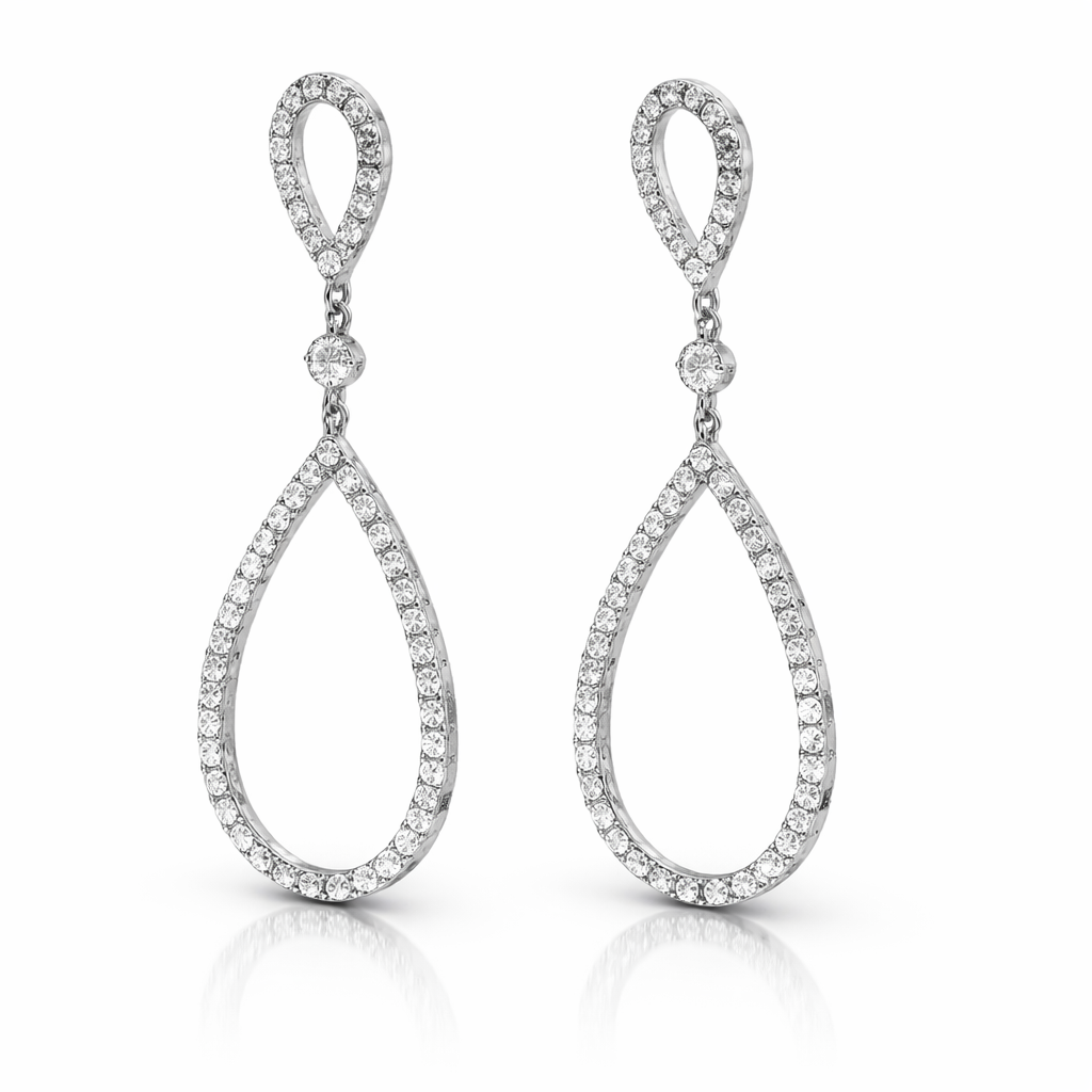 0.92Ct Diamond Earring 14k White Gold