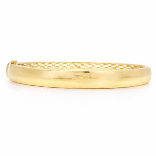 1.47ct Diamond Bangle 14k Yellow Gold