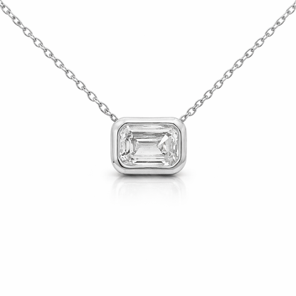 0.43CT Diamond Pendant 18k White Gold