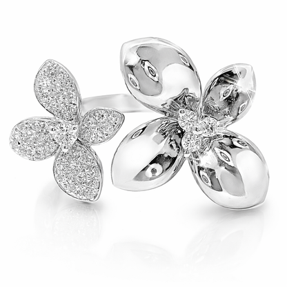 0.22CT Diamond Ring 14k White Gold