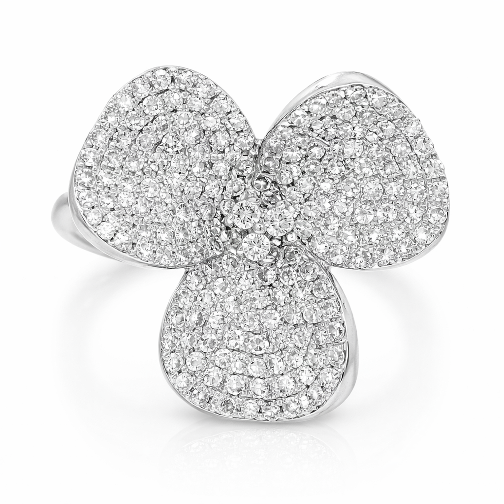 0.50CT Diamond Ring 18k White Gold