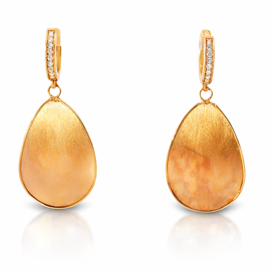 0.15CT Diamond 14k Rose Gold Earring