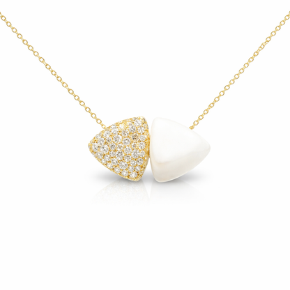 0.99CT Diamond Pendant 14k Yellow Gold