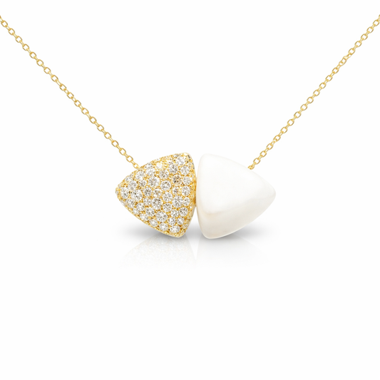 0.99CT Diamond Pendant 14k Yellow Gold