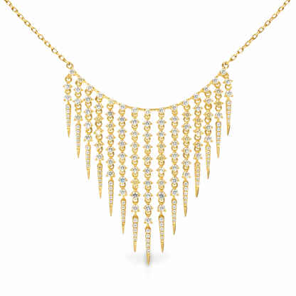3.00CT Diamond Pendant 14k Gold