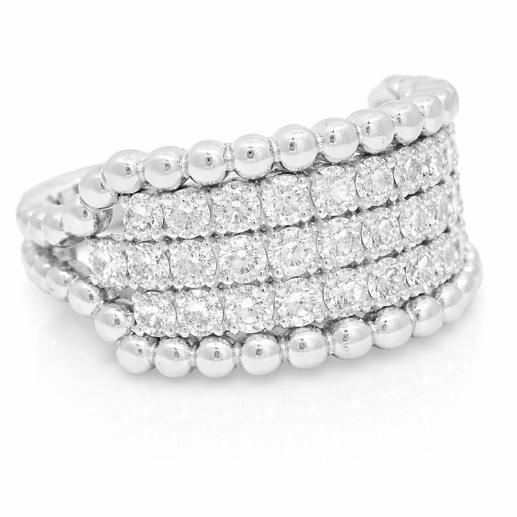 0.77CT Diamond 14K White Gold