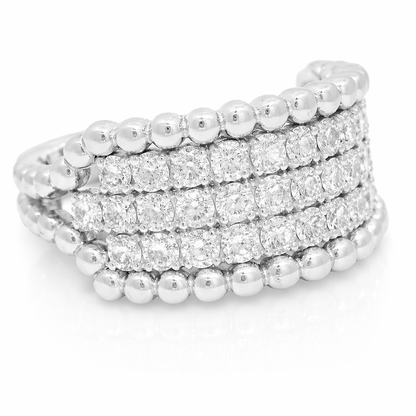 0.77CT Diamond 14K White Gold