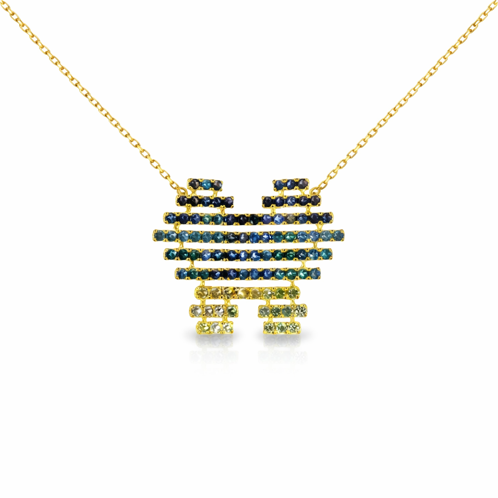 1.43CT Blue Sapphire 14k Yellow Gold