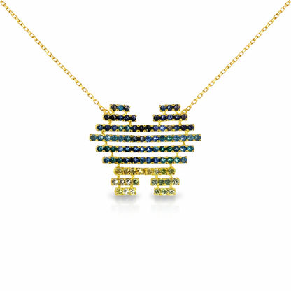 1.43CT Blue Sapphire 14k Yellow Gold