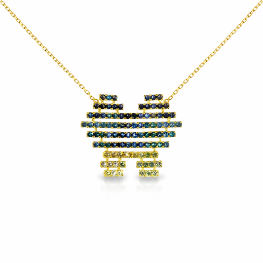 1.43CT Blue Sapphire 14k Yellow Gold