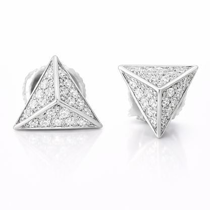 0.28CT Diamond  14k  Gold Earring