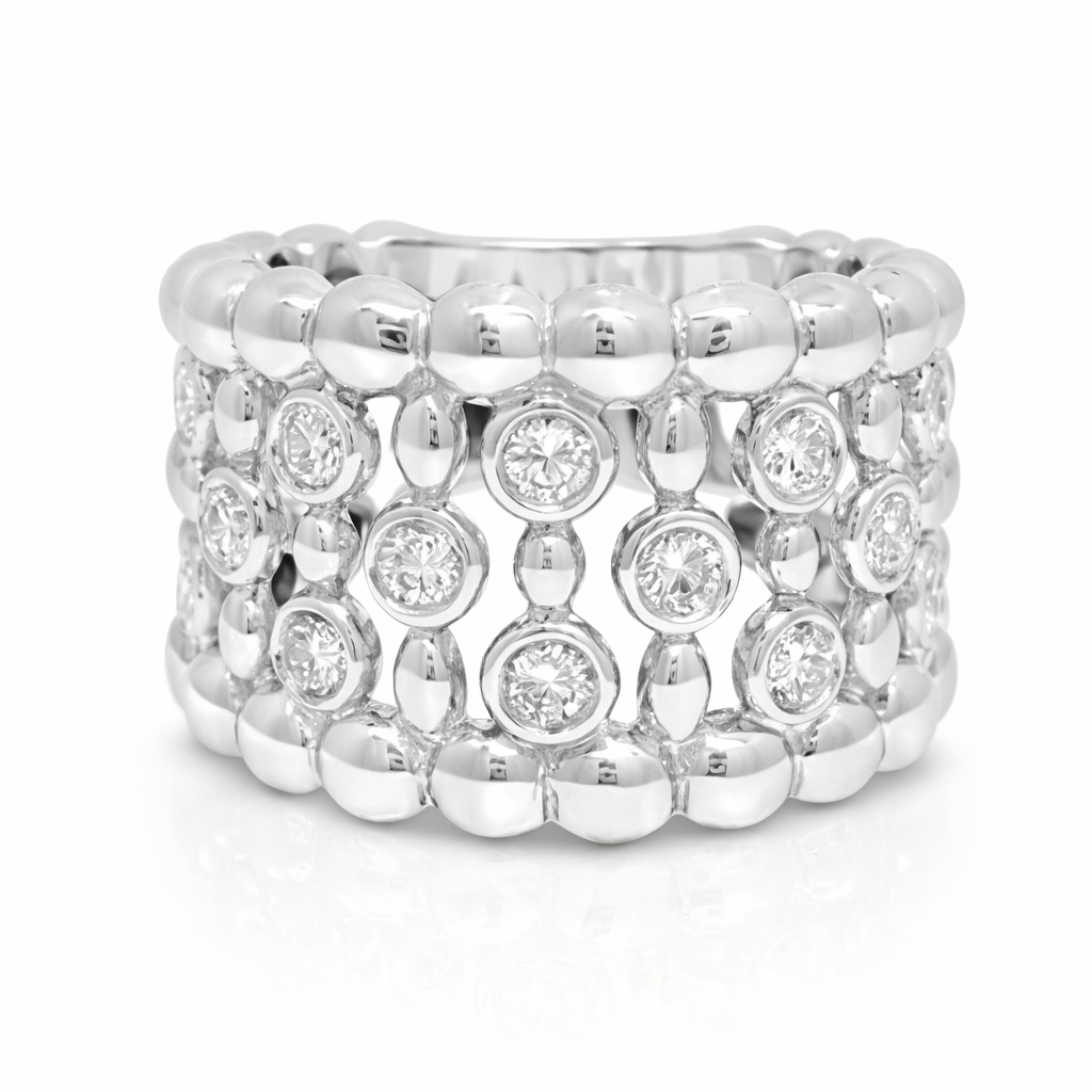 0.50CT Diamond Ring 18K White Gold