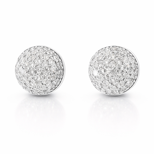 0.42CT Diamond 14k White Gold Earring