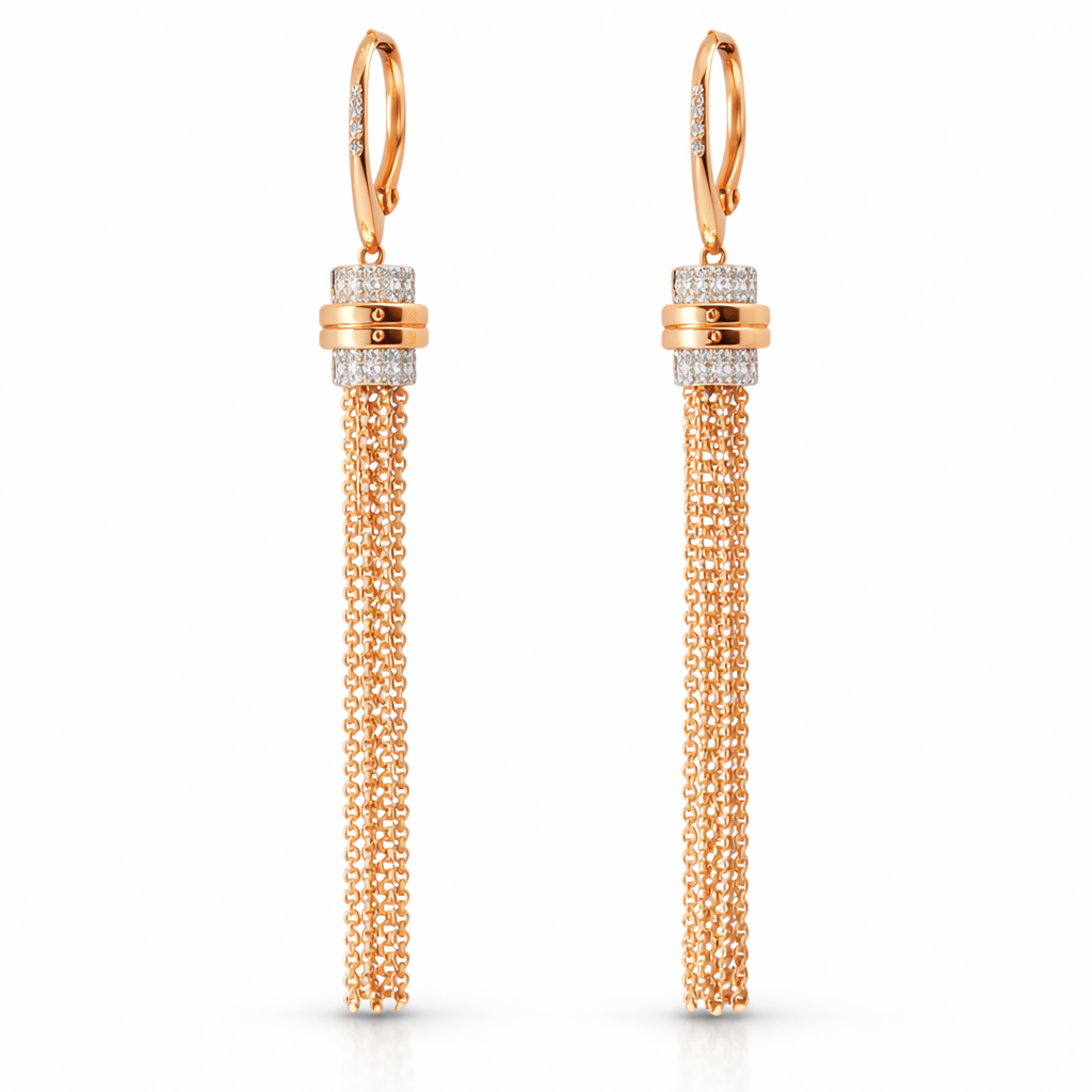 0.19CT Diamond 14K Gold Earring