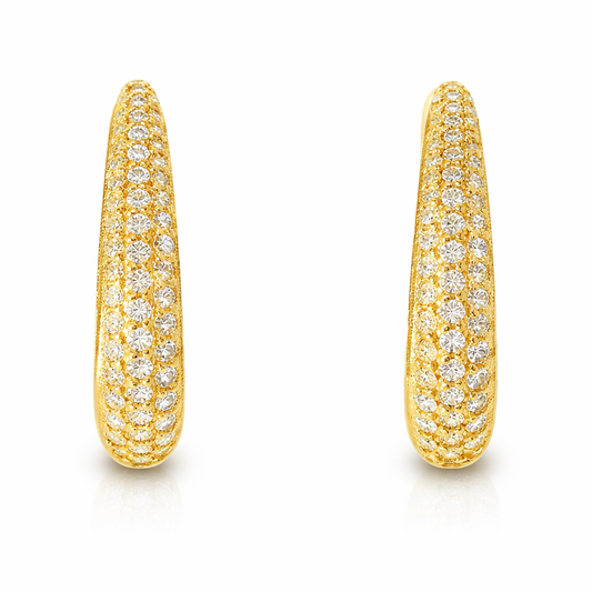 0.41Ct Diamond Earring 14k White Gold