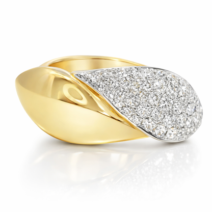 0.56CT Diamond Ring 14k Yellow Gold