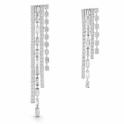 1.15CT Diamond Earring 14k White Gold