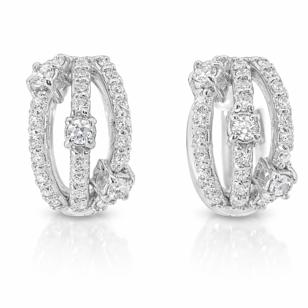 0.40CT Diamond  14k  Gold Earring