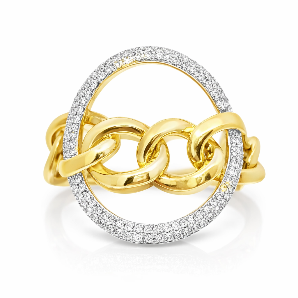 0.26CT Diamond Ring 14k Yellow Gold